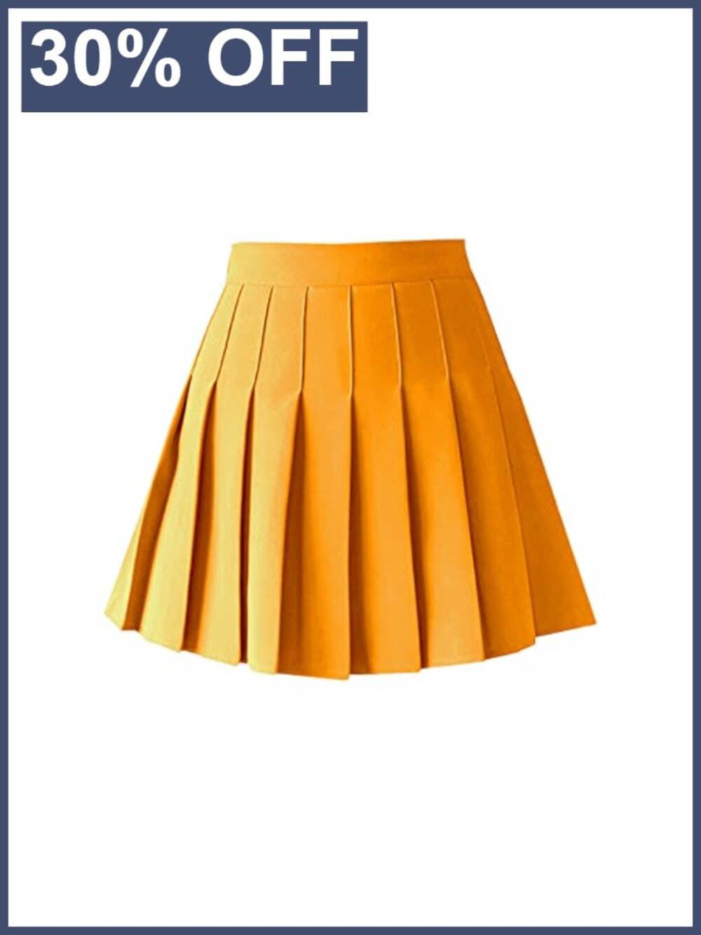 Women's High Waist Pleated A-Line Mini Tennis Skirt